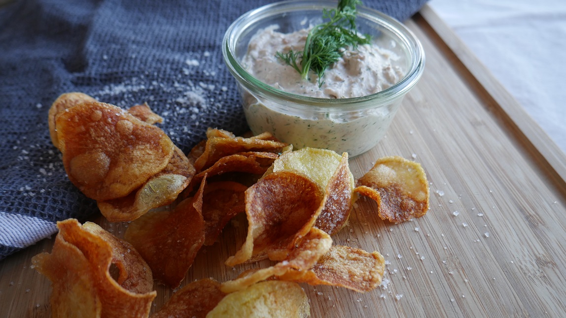 Do Your Appetizer | Chips maison et sauce au thon à l'aneth